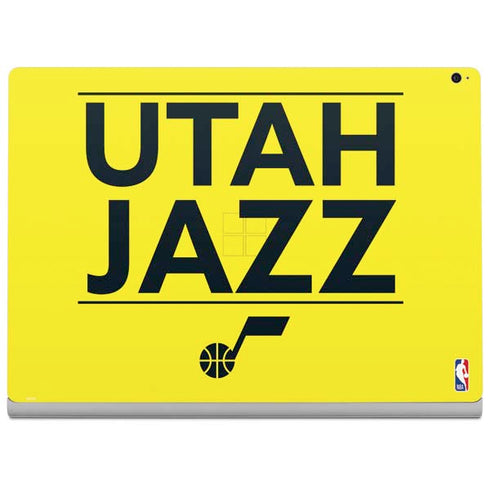 NBA Utah Jazz Standard - Yellow Surface Book 2 15in Skin